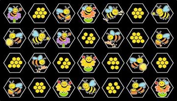 Honeycomb Bee Rug