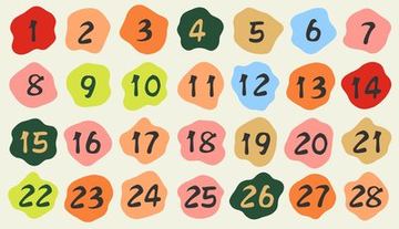 Boho Number Spots Rug