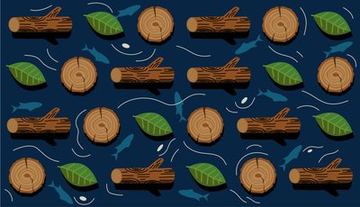 River Logs Rug