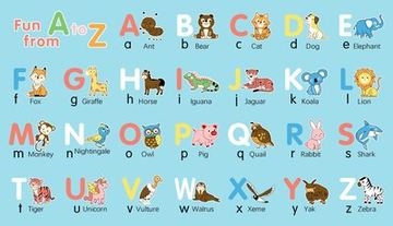 Cute Animal ABC Rug