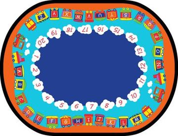 Oval Activity Track Rug